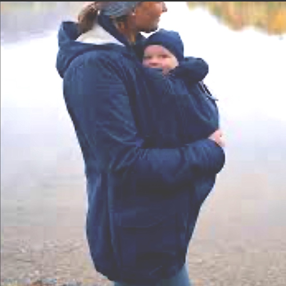 MAMALILA Maternity Quilted Puff Adjustable Baby-wearing Jacket Size M